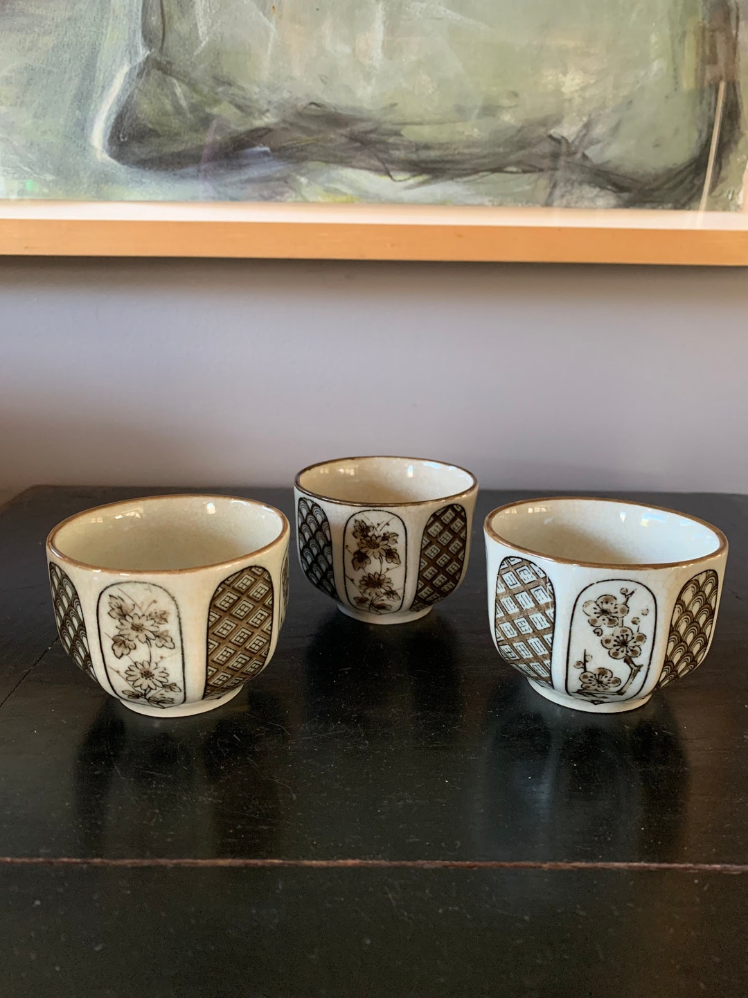 Vintage Otagiri OMC Ceramic Sake Cups, Tea Etsy