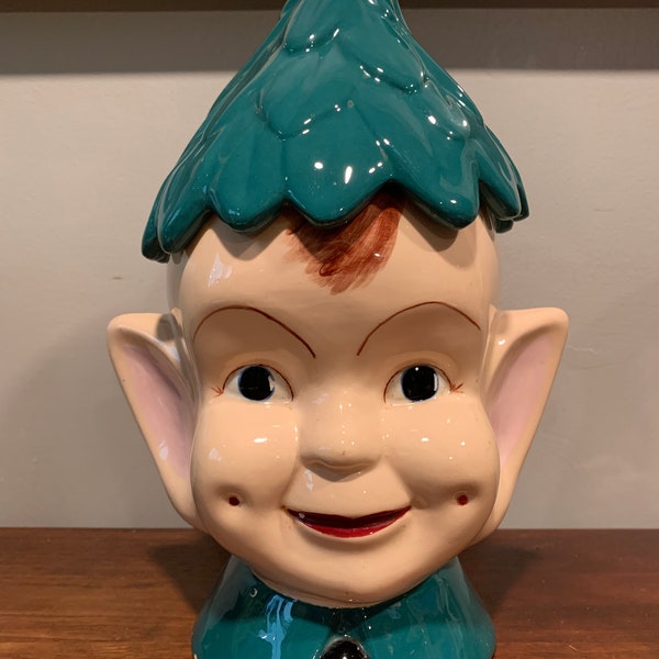Elf Cookie Jar Etsy