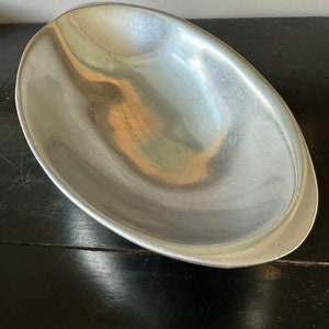 Vintage Nambé 504 Serving Tray Platter Oval India