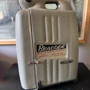 Vintage Bioscope Manufacturing Microscope Model 60 Vintage School Collectible
