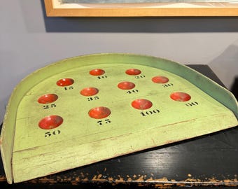 Vintage Skeeball Karneval Spiel, Tischspiel