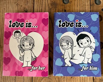 Vintage Kim Casali Love Is For Her and For Him Book set