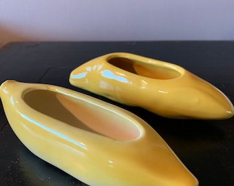 Vintage Banana Planters, set of 2