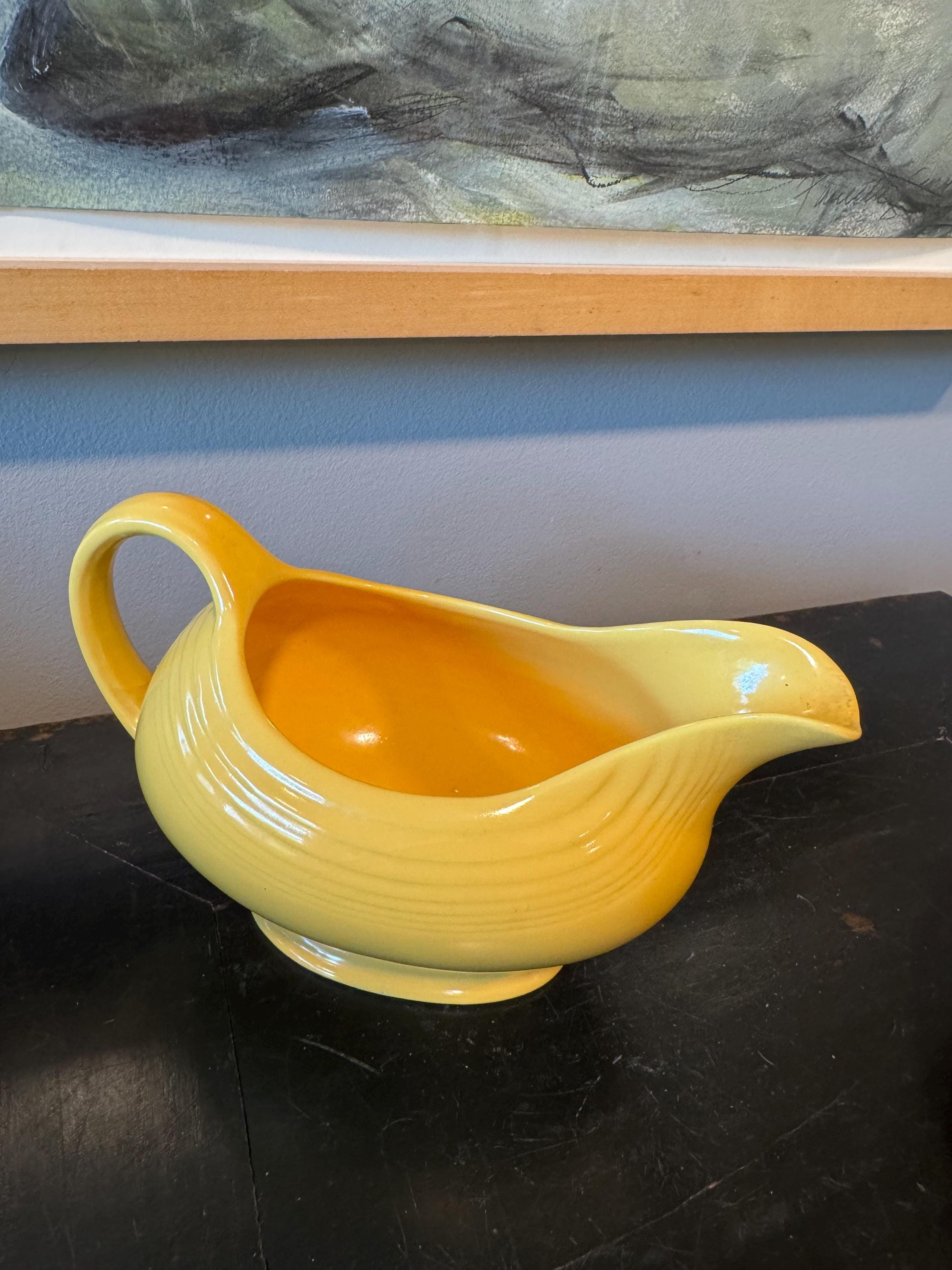 Vintage Fiestaware 1/2” Gravy Boat, Homer Laughlin Original