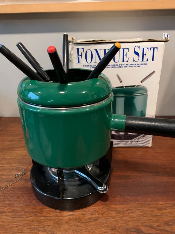 Roshco Fondue set original box Etsy