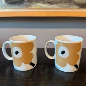 Marimekko Unikko Maija Isola Mugs, set of 2