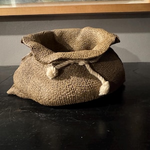 Vintage Pottery Burlap Sack