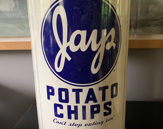 Vintage Jays Potato Chips Tin Etsy