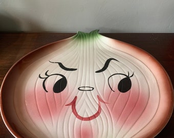 Vintage Deforest of California Onion Platter