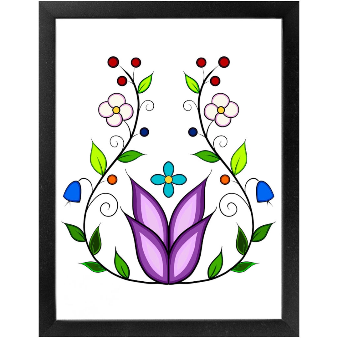 Ojibwe floral sale art