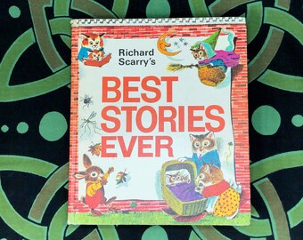 Richard Scarry's Best Stories Ever (1971) - Vintage Hardback Children's Book