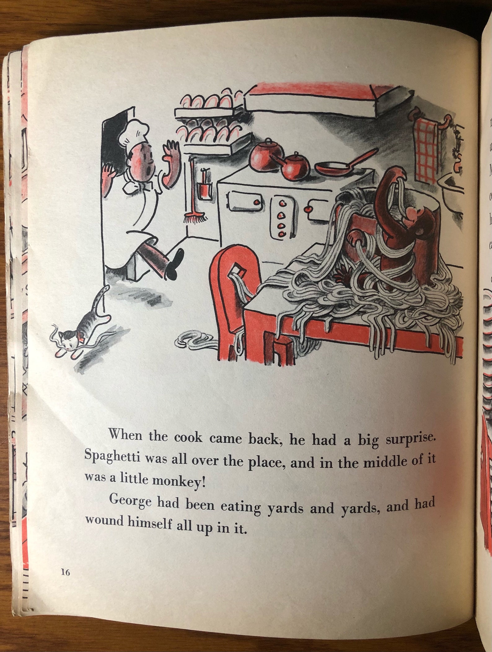 Curious George Takes a Job 1947 by H.A. Rey Vintage Children's ...