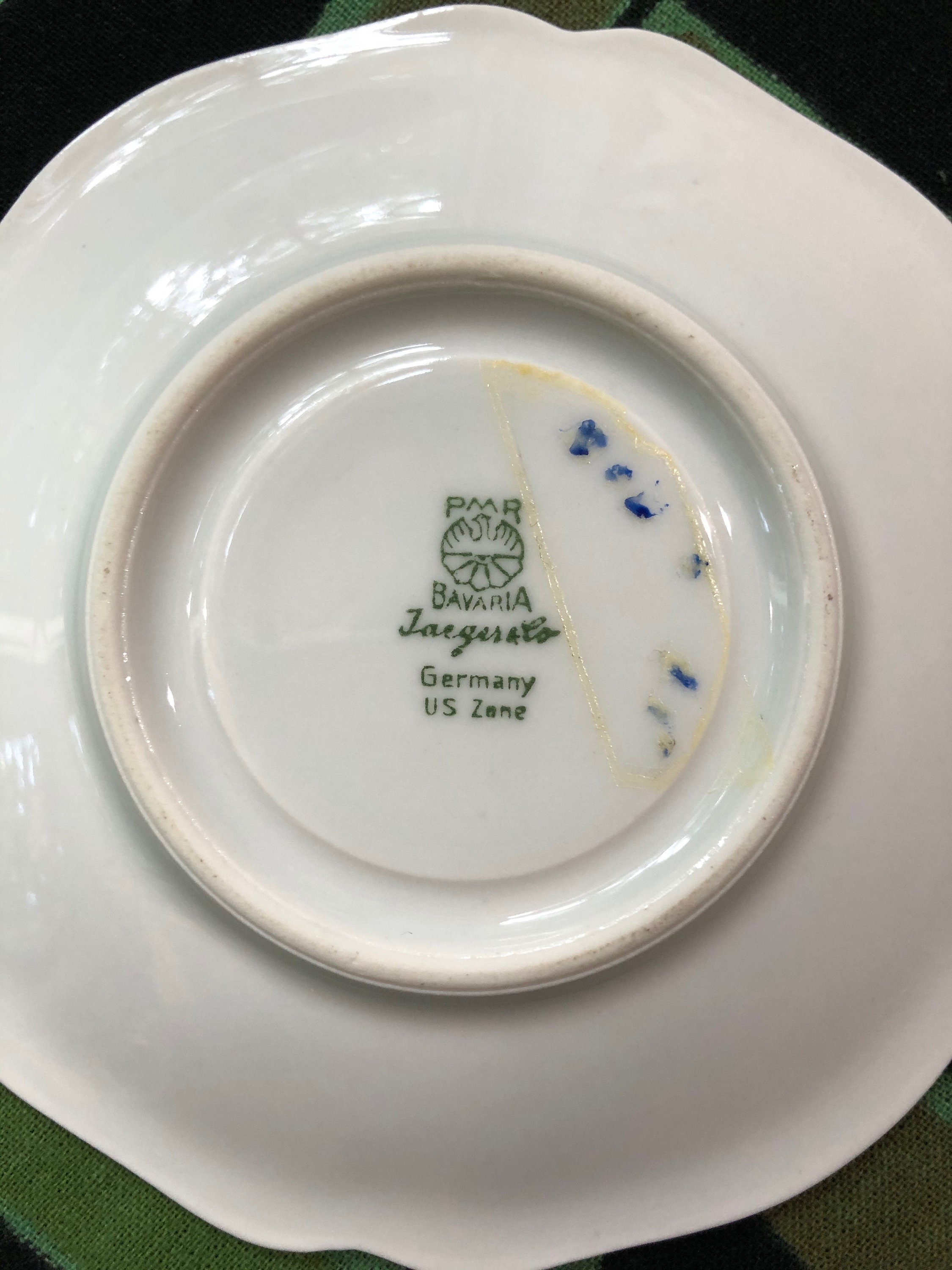 Pmr Bavaria Jaeger & Co Porzellan Wert Jaeger & Co. PMR Bavaria Teacup and Saucer With Coat of Arms - Etsy