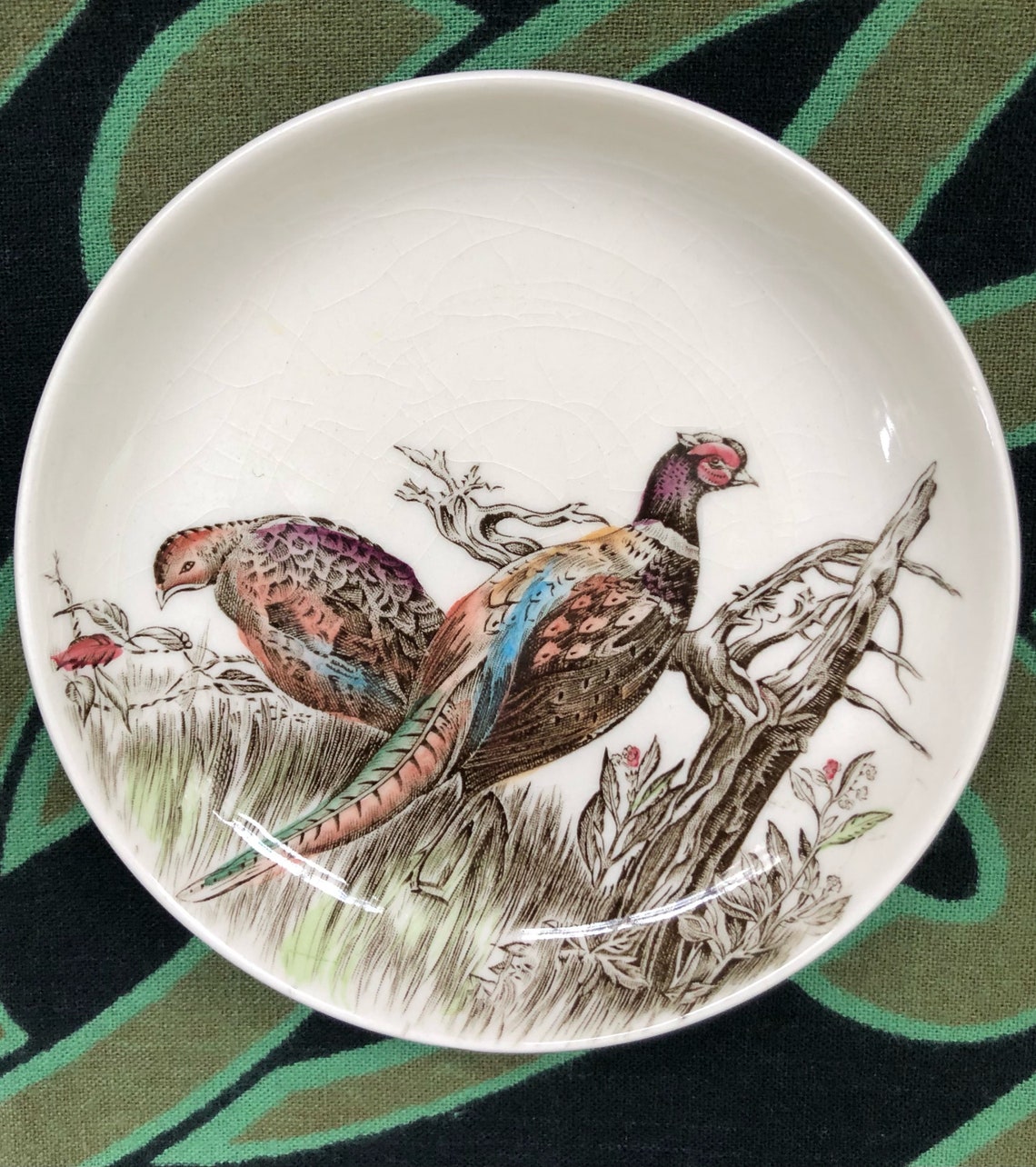 Johnson Bros Small Pheasant Plate Made in England 4.25 Etsy