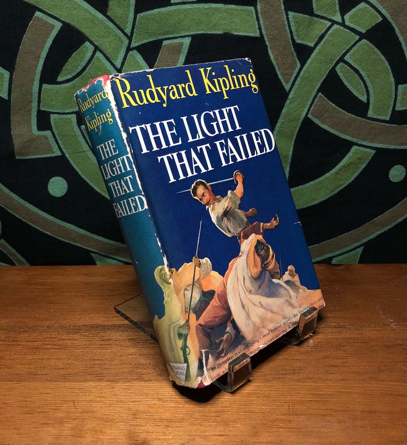 The Light That Failed 1939 by Rudyard Kipling Vintage Hardback Book Etsy