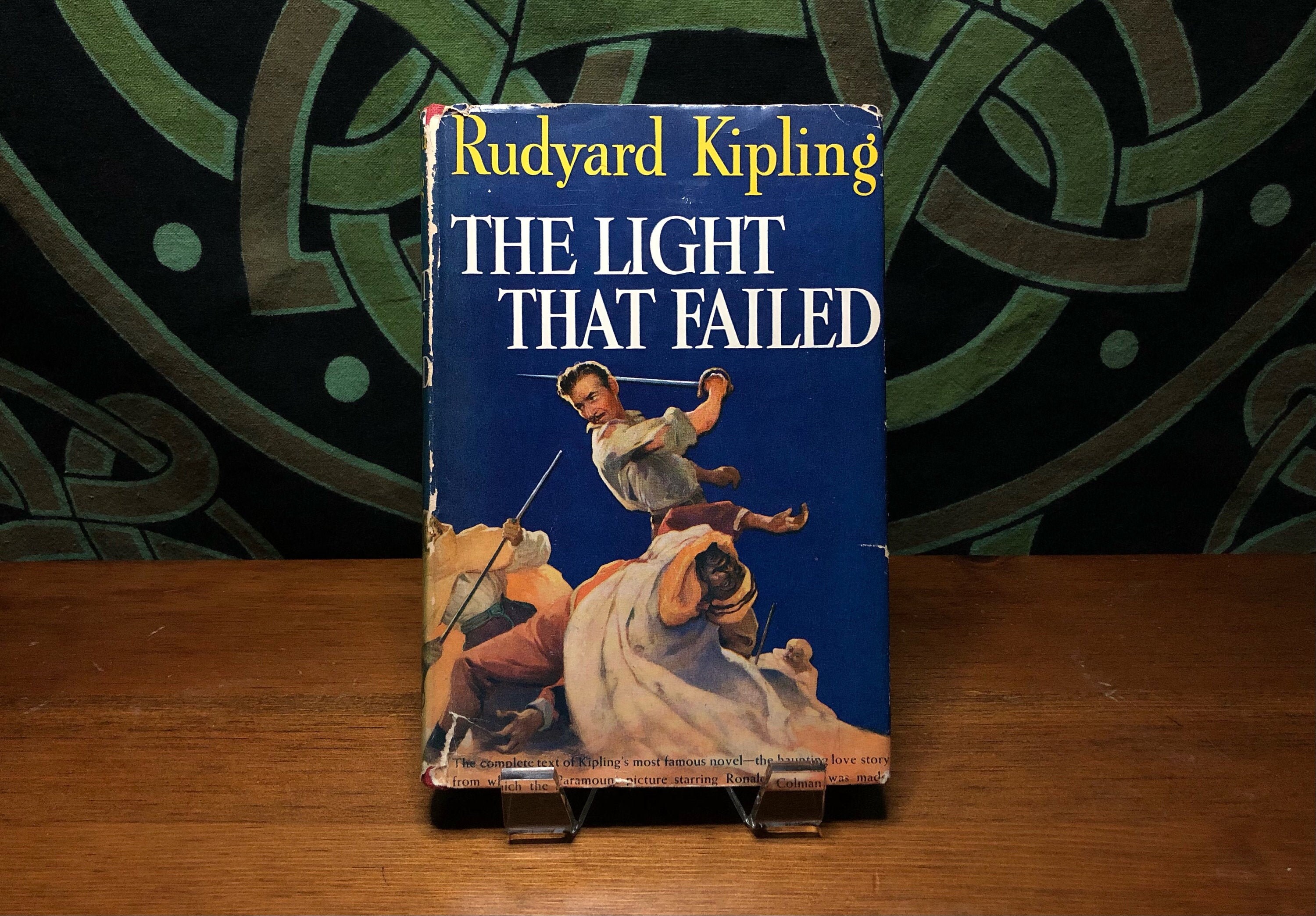 The Light That Failed 1939 by Rudyard Kipling Vintage Hardback Book Etsy