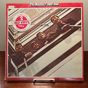 The Beatles / 1962-1966 - Limited Edition Red Vinyl Discs - Vintage Vinyl Record LP - SEBX-11842