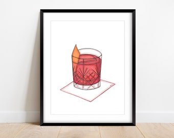 Classic Cocktails--8x10 Fine Art Cocktail Prints