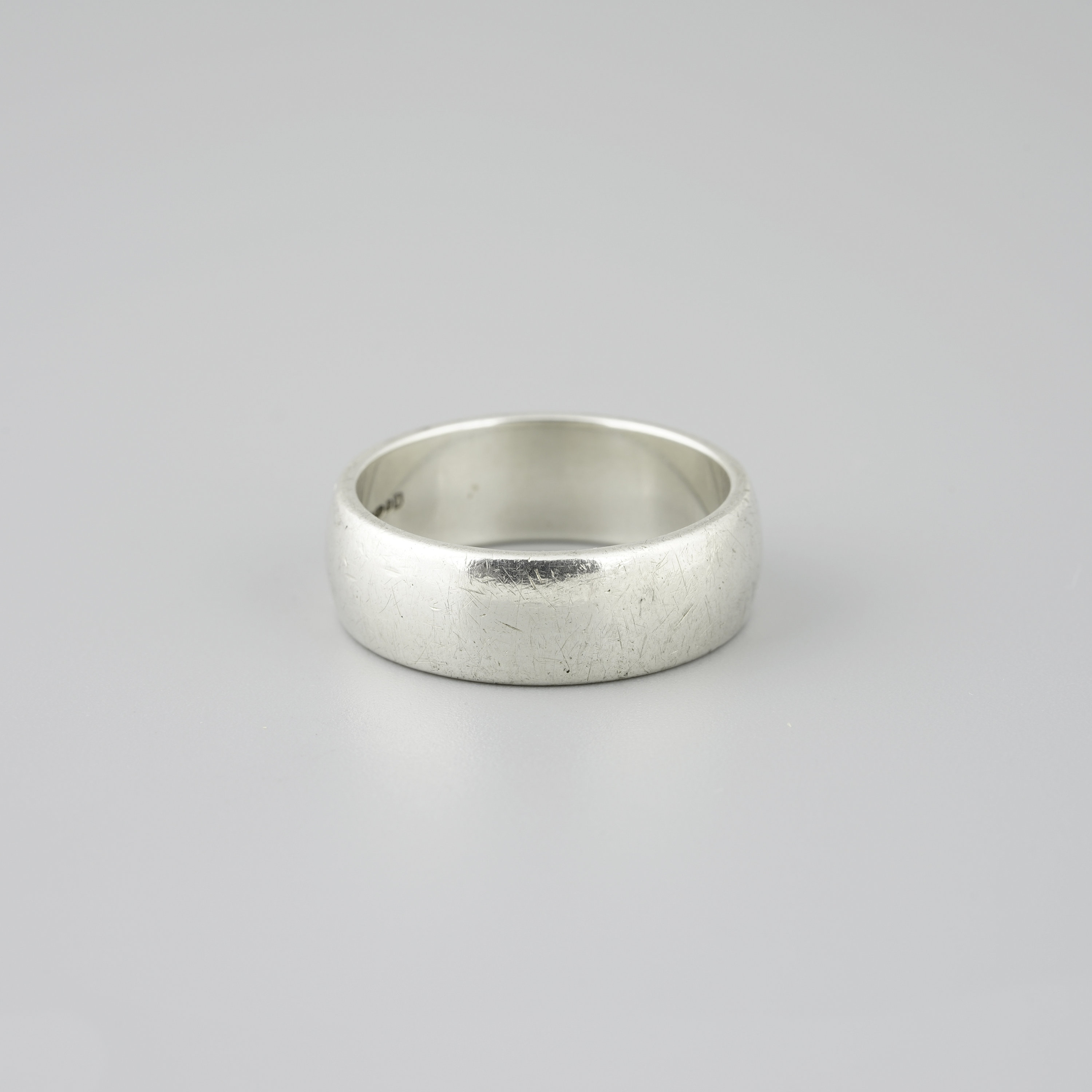 925 Sterling Silver Plain Band Ring Etsy