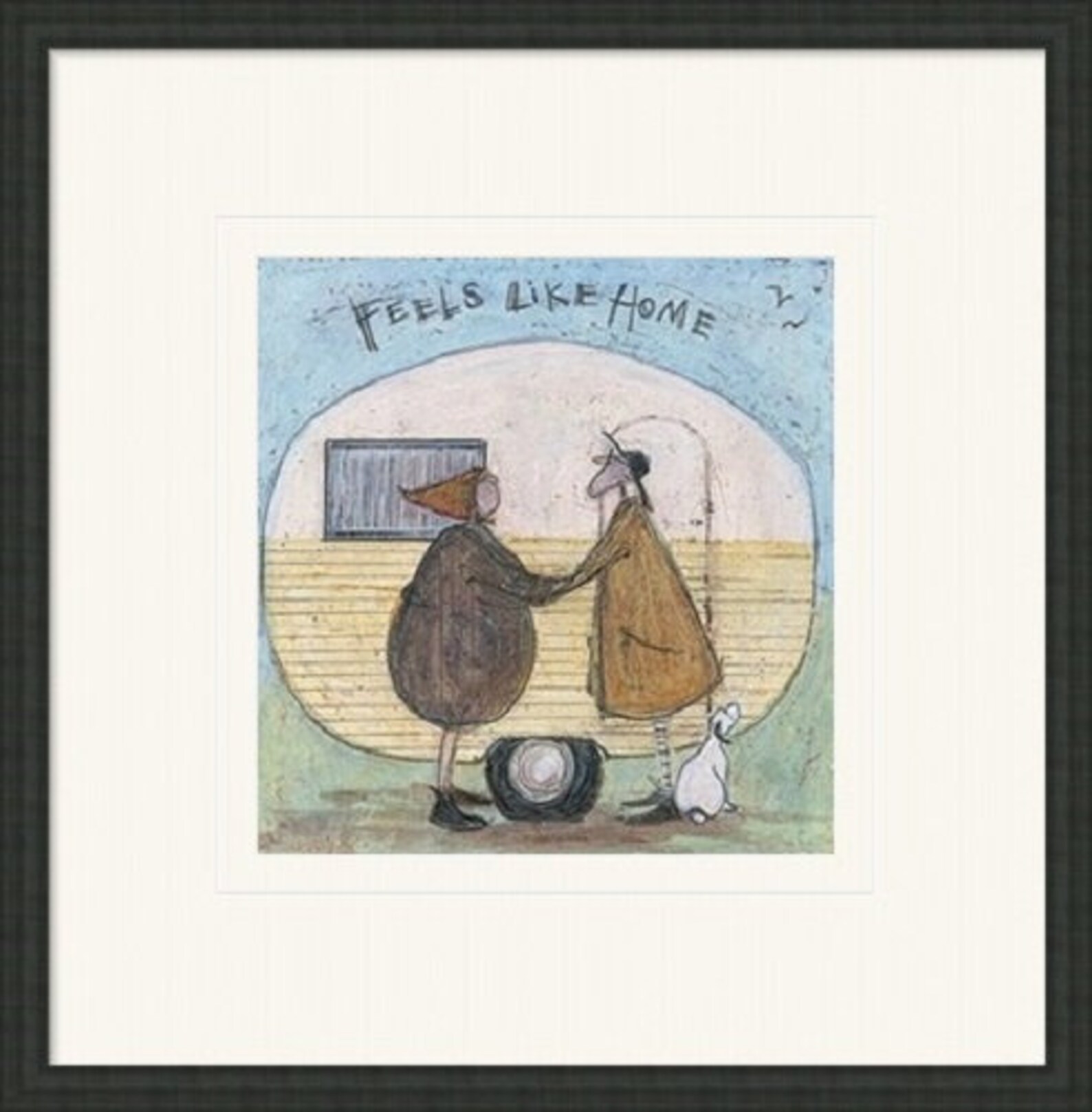 SAM TOFT mounted framed print Feels like home 30 x 30 cm Etsy