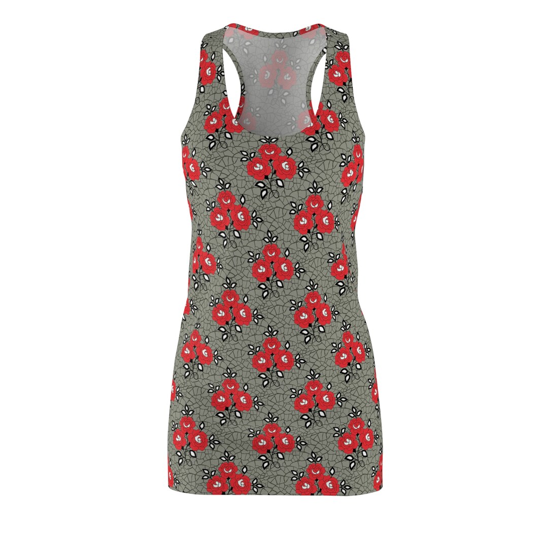 Women's Cut & Sew Racerback Dress Orange Doll