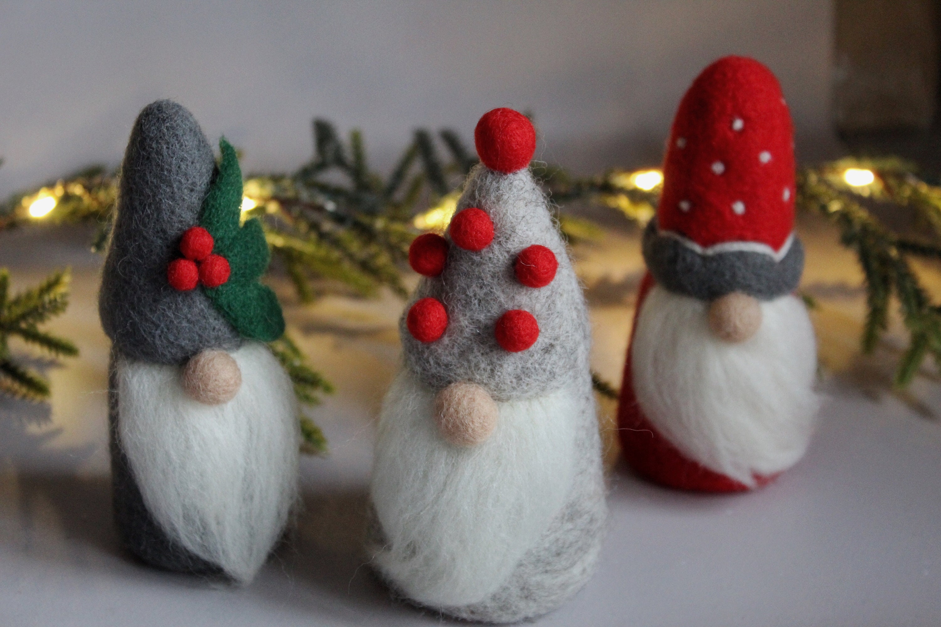 Felt gnome Christmas decorations — The Ornament Boutique