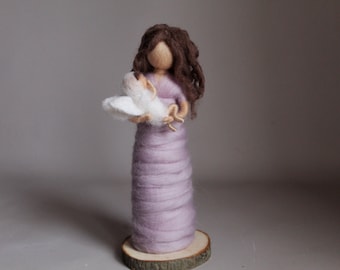 Felted figures mommy and loss baby Miscarriage gift baby loss