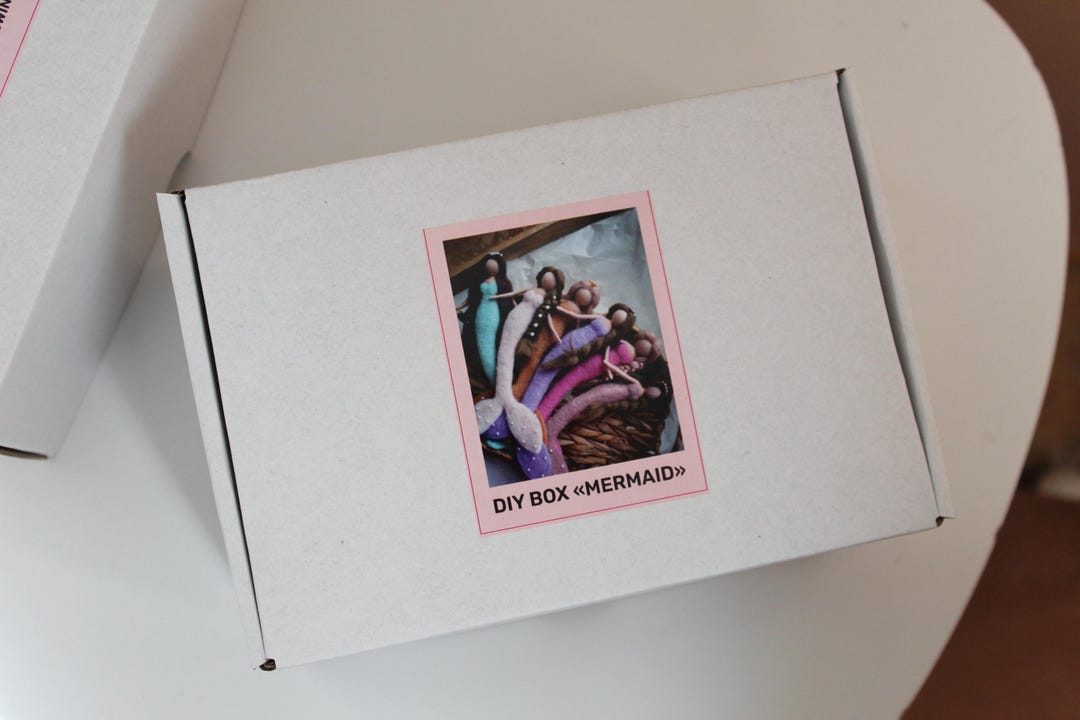 Mermaid DIY Kit Box - Craft Supplies and Tools Included - Etsy