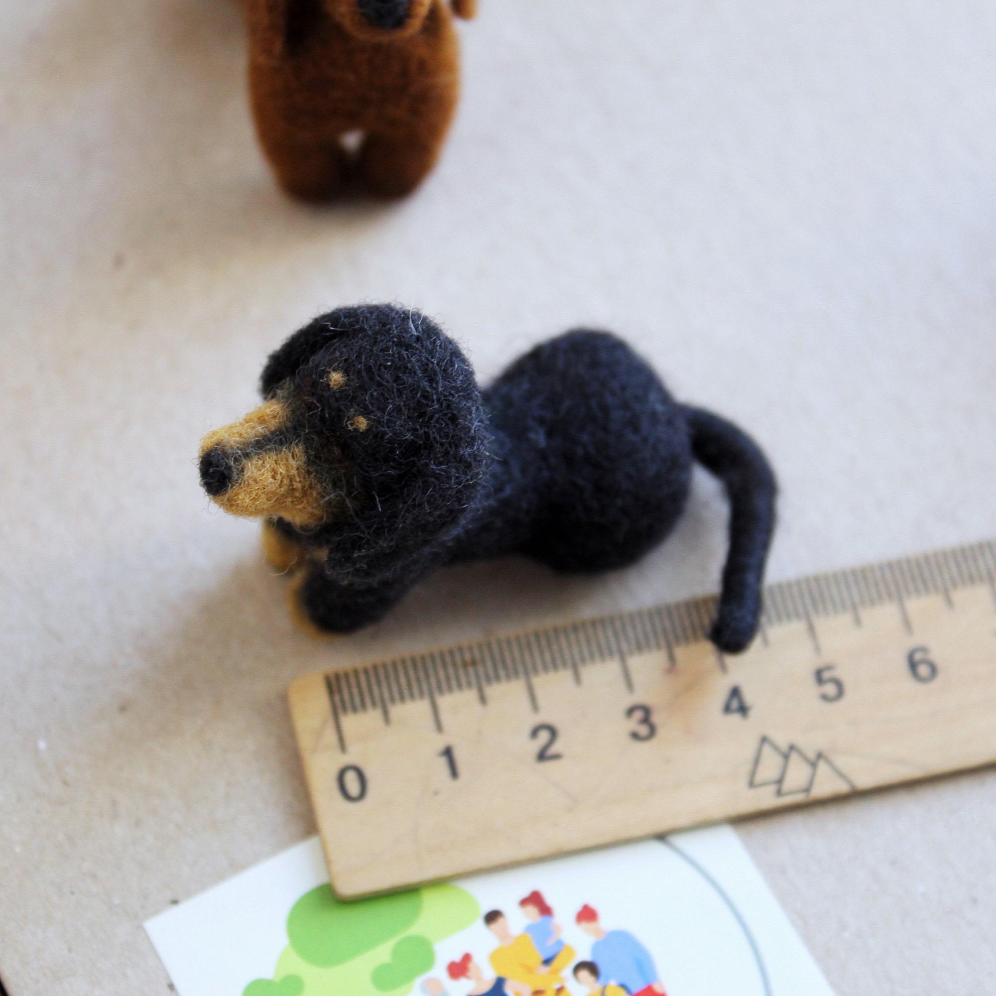 Felted Pets Custom Needle Felted Dog From Photo, Miniature Wool Dog Figurine ...