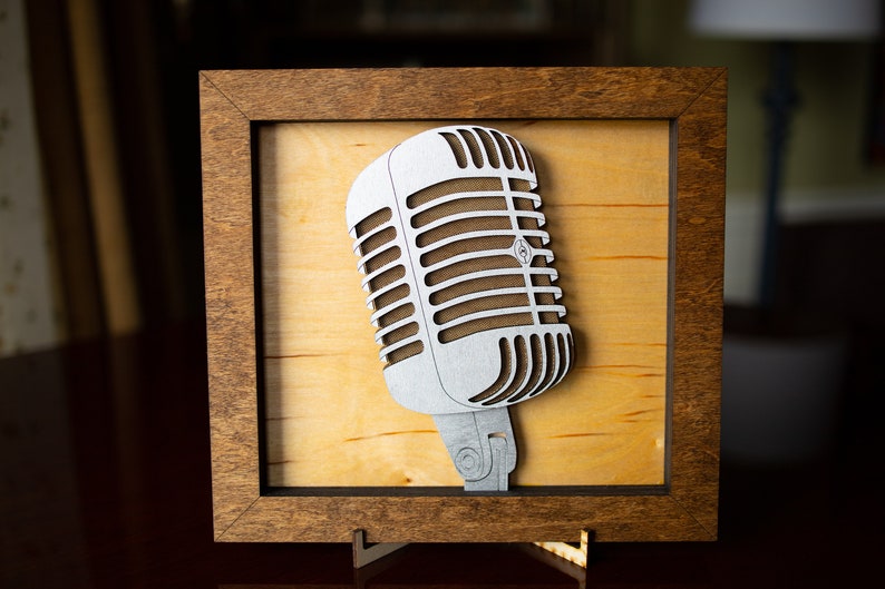 Download Svg Laser Cut Files Music Collection For Glowforge Laser Cutters Vintage Microphone Woodworking Carpentry Kits How To Locnuocxanh Vn