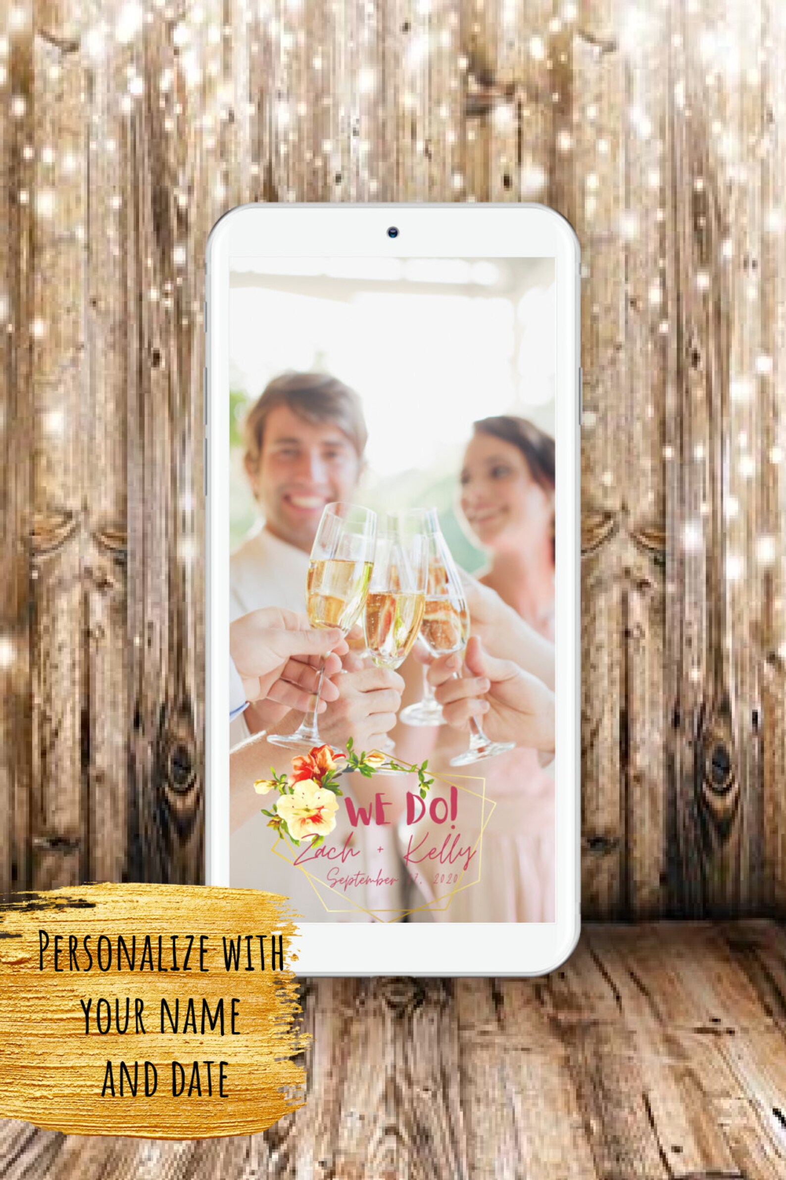 We Do Wedding SnapChat Filter Wedding SnapChat Filter Etsy