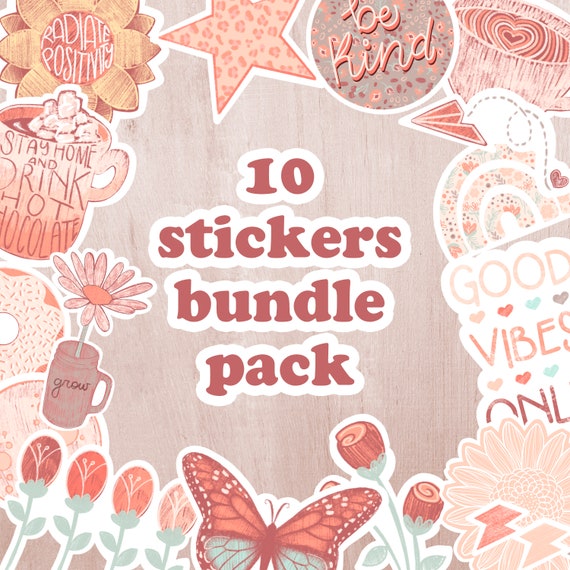 10 Stickers Bundle Pack of Your Choice // Cute Sticker Pack // | Etsy