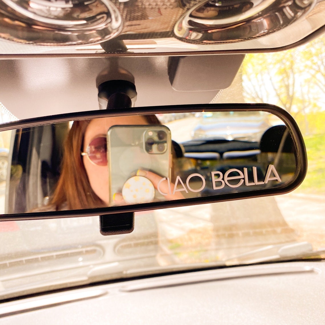 Car Mirror Decal You Look Good Car Mirror Sticker Rear View Etsy