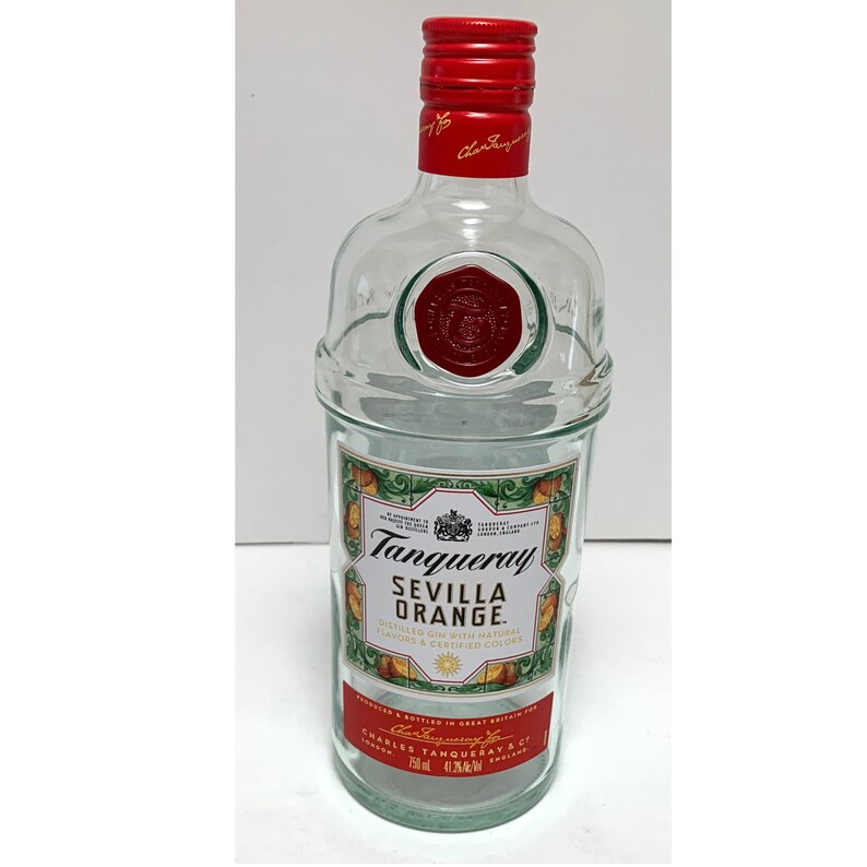 Empty Tanqueray Sevilla Orange 1 Liter Bottle For Crafts ...