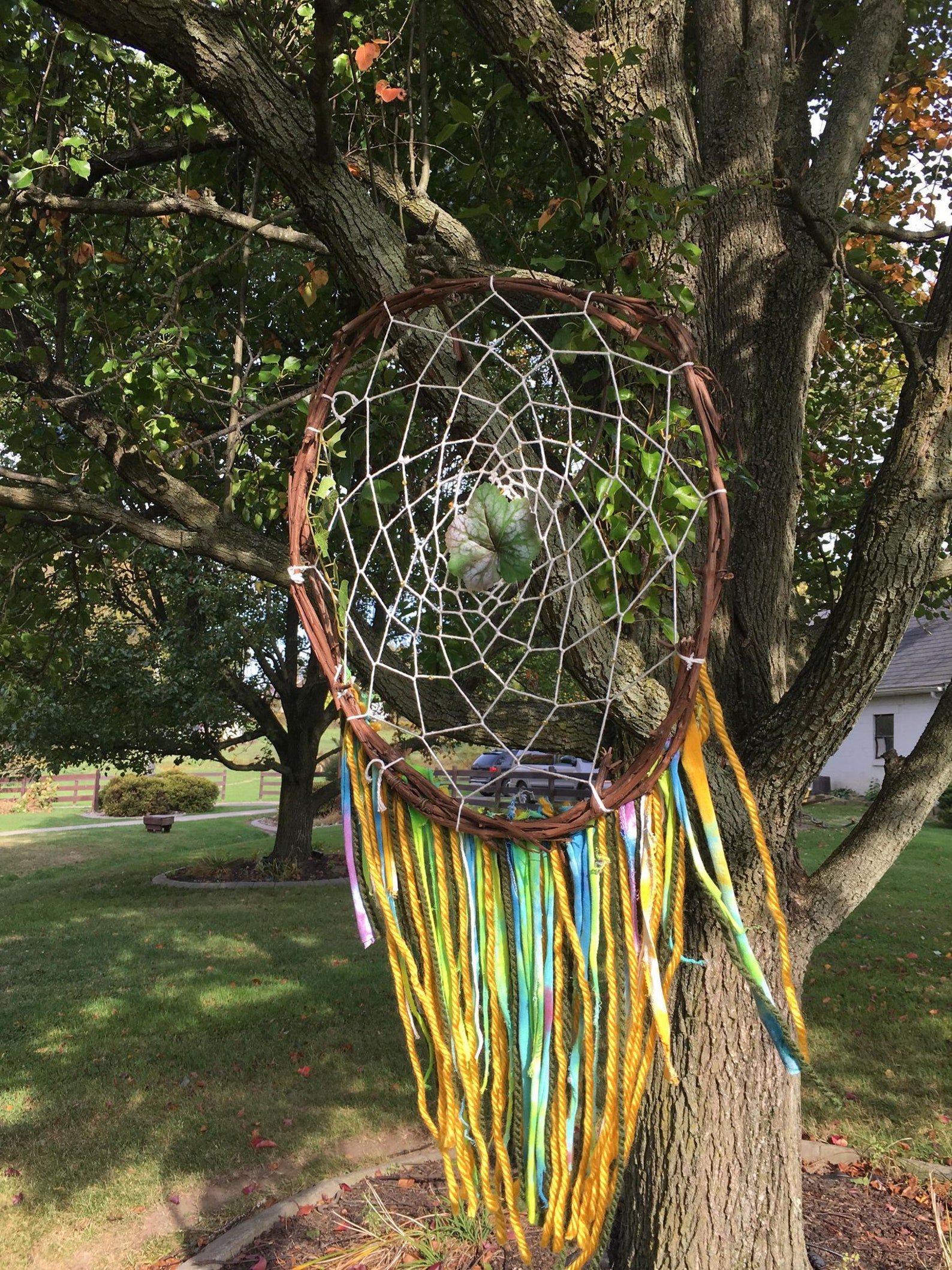 Vine Hippie Wall Hanging Hand Woven Peaceful Wall Decor Etsy