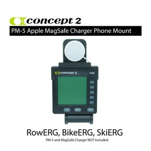 Concept 2 PM-5 Apple MagSafe Charger iPhone Mount Holder for RowERG, BikeERG, SkiERG