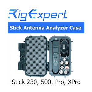 RigExpert Stick 230 500 Pro XPro Antenna Analyzer Storage Form Fitted Waterproof Lockable Storage Carrying Case