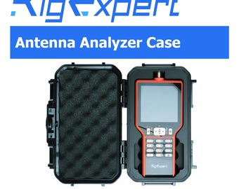 Estuche de transporte con cerradura, impermeable y ajustado para el analizador de antena RigExpert MATCH