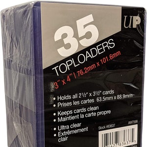 Ultra Pro 3X4 Regular Toploader (35ct Pack) für Handelskarten - GÜNSTIGSTER PREIS!