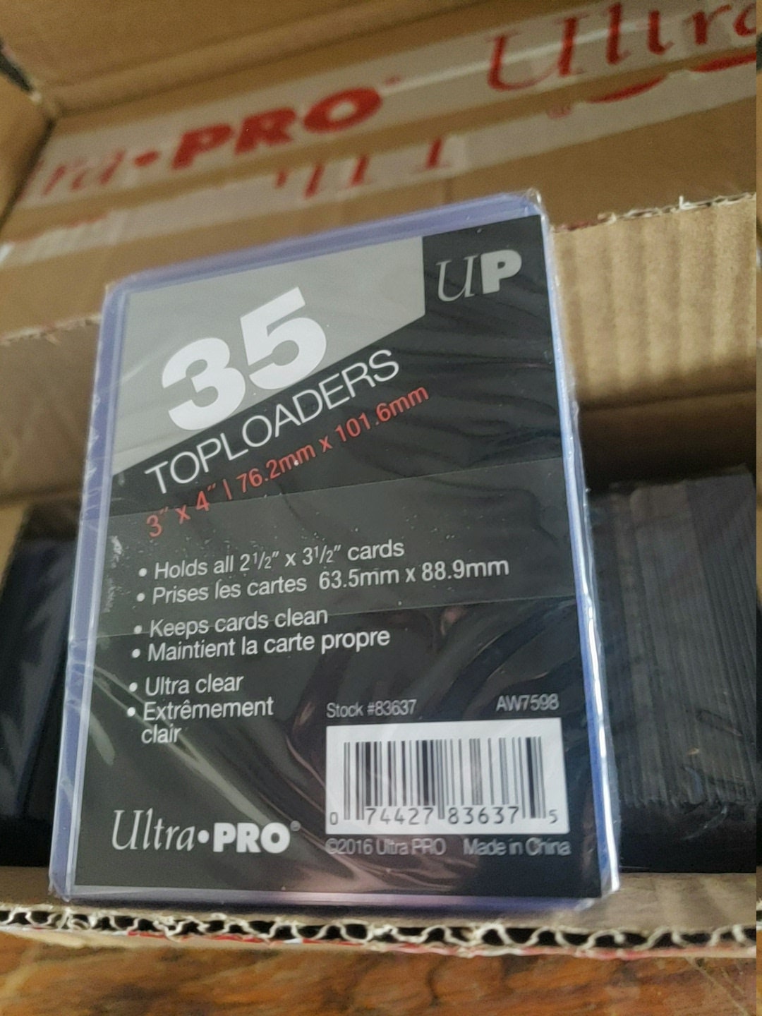 25 Toploader Ultra PRO - Protezione Rigida 3 x 4 per Carte Collezionabili - Odissea Otaku