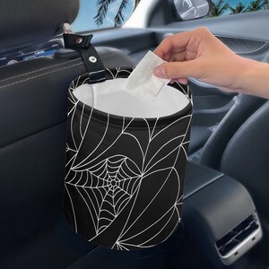 Goth Spiderweb Car Accessories image 2