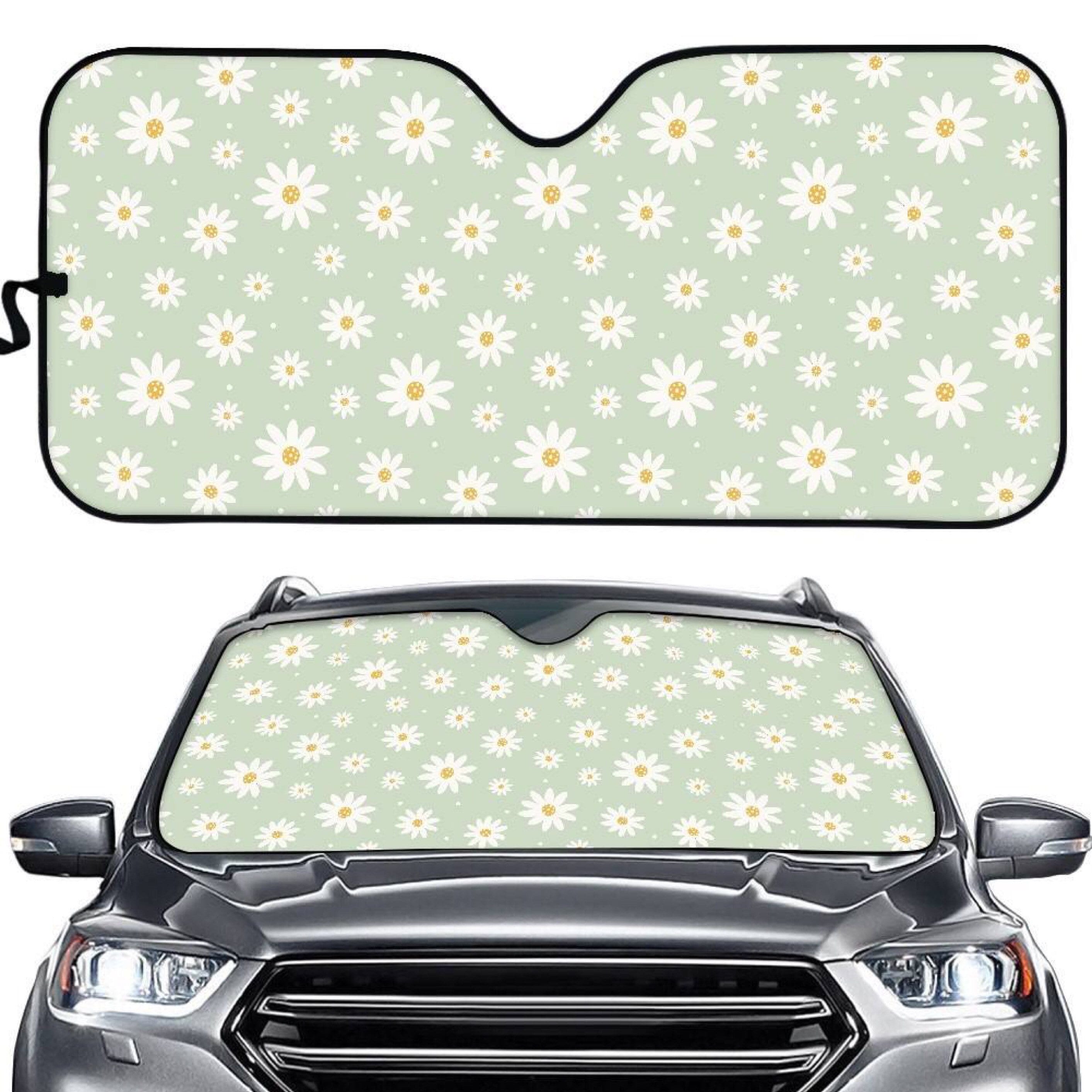 Printed car sun shades deals