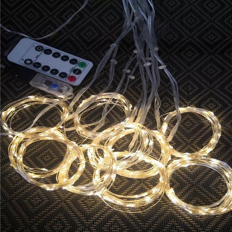 Warm White Fairy Lights 3mx3m 300 LED Window Curtain Lights Etsy