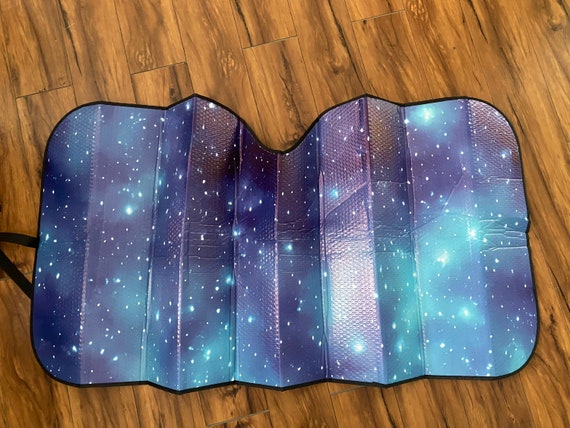 Starry Night Galaxy Midnight Rainbow Privacy Sunshade for Windshield Boho Womens  Car Accessories Matching Car Accessories 