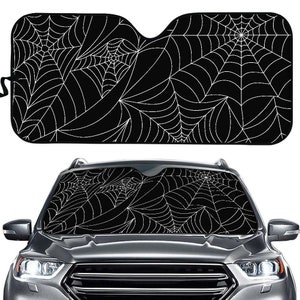 Goth Spiderweb Car Accessories image 9