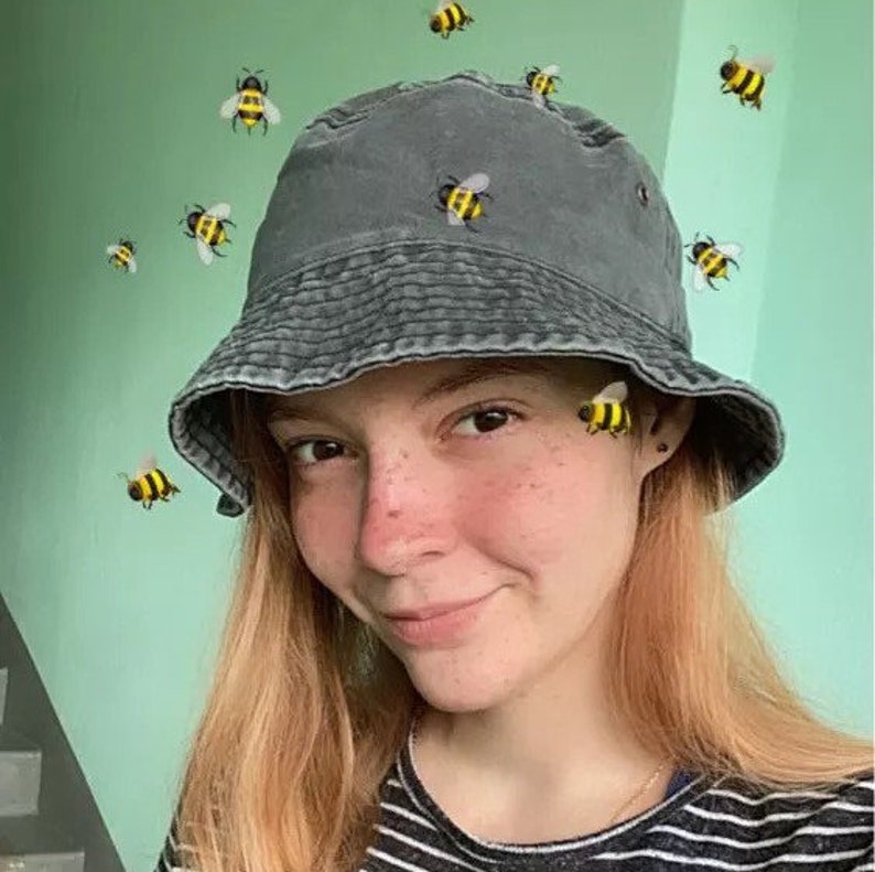 3 Colors Gray Blue Black Denim Bucket Hat