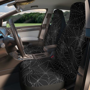 Goth Spiderweb Car Accessories image 1