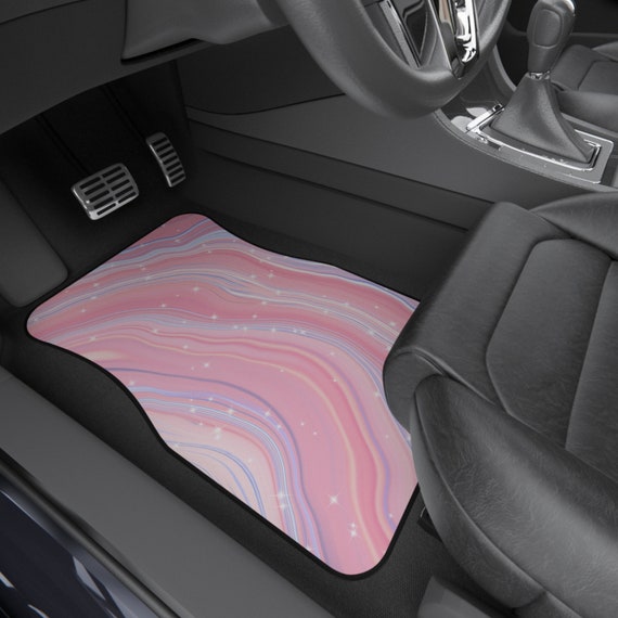 Pastel Marble Groovy Car Mat Set of 4 Y2K Car Accessories Aesthetic Womens  Car Interior Accessories Gift for Her 