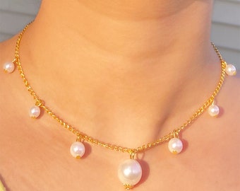 Perlenkette | Verschiedene Stil Perle Halskette | Weiße Perle Halskette | Schmuck | Choker