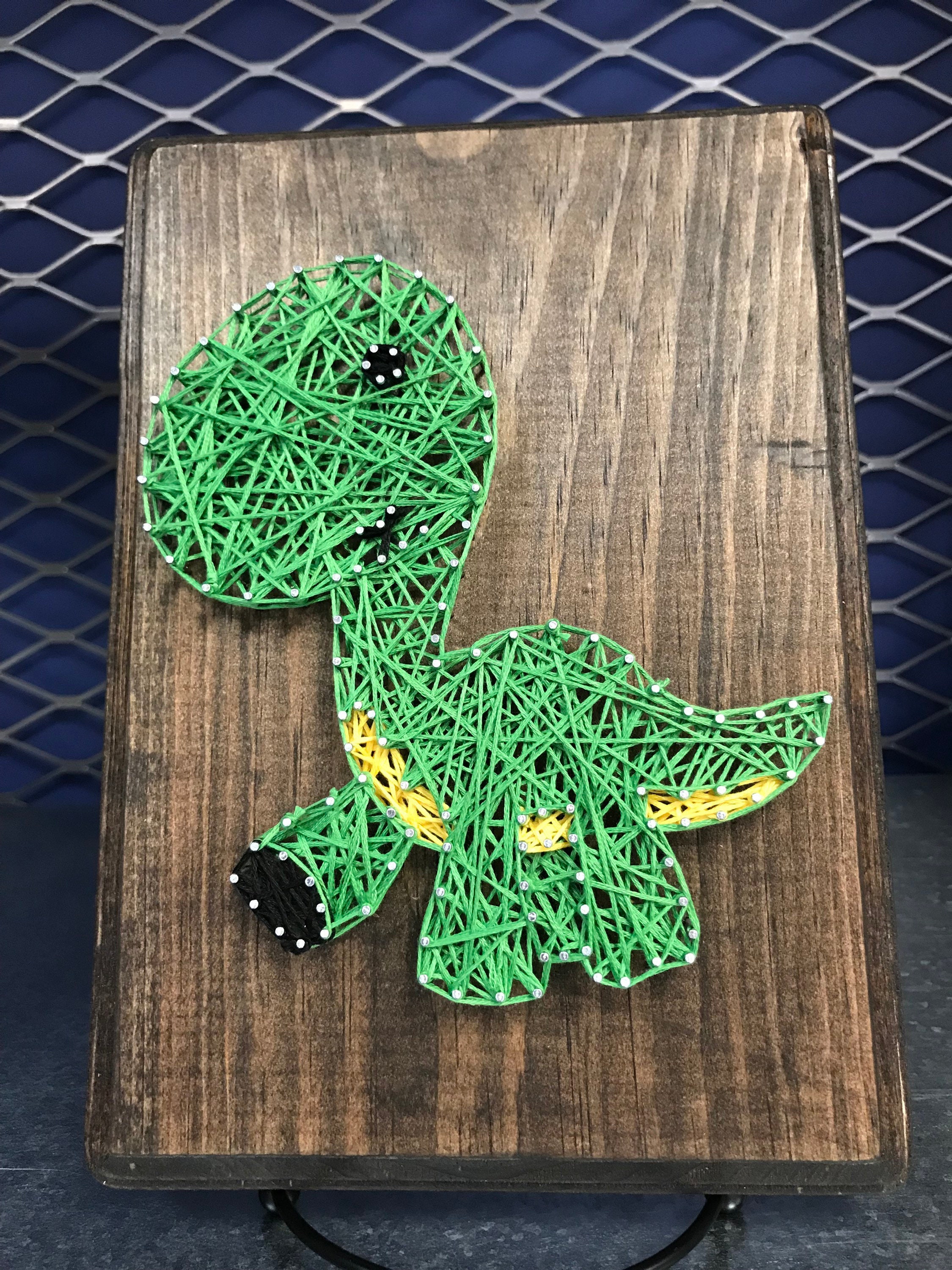 Dinosaur String Art Etsy